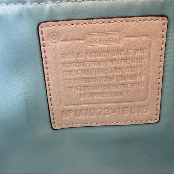 Coach Leather Shoulder Bag / Purse with Gorgeous Hardware - Picture 6 of 12